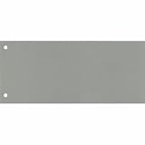 Produkt-Bild: Brause 13385B Trennstreifen Premium, Inh.100, grau