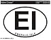 EMERALD ISLE Oval Bumper Sticker Image