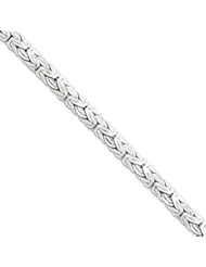Sterling Silver Fancy Byzantine Bracelet QH109-9"
