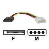 Tripplite Serial Ata (sata) Power Cable - 15 Pin / 4 Pin Male - 6 In