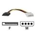 Tripplite Serial Ata (sata) Power Cable - 15 Pin / 4 Pin Male - 6 In