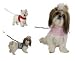 SILVER - MEDIUM - Fashion Pet Reflective Harness  Lead Set SILVER - SMALL - Fashion Pet Reflective Harness  Lead Set