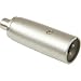 American Recorder (ART) XLR Male to RCA Female Adapter, Nickel