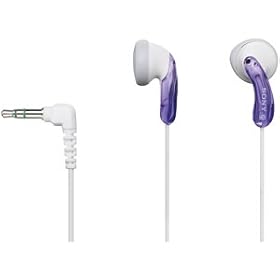 Sony Mdr-E10Lp Vlt Headphones - Fashion Earbuds (Violet) by Sony