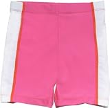 Swim Shorts Rash Guard for Girls - Marli Pink/White