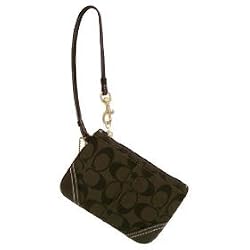 Coach Signature Hamptons Wristlet Case Bag for IPOD 6f08 Brown