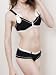Anielina - Bikini de grossesse et d'allaitement Deauville - Noir crème - M/L
