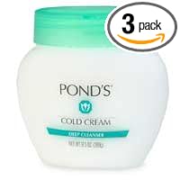 Pond's Deep Cleanser Cold Cream, 9.5-Ounce Jars (Pack of 3)