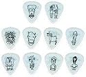 Planet Waves 10 Satriani Picks-WHITE-Medium
