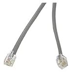 Cables to Go - Phone cable - RJ-11 (M) - RJ-11 (M) - 14 ft - white