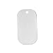 Sterling Silver Stamping Blank Dog Tag Pendant 25 X 13mm (1)