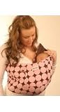 Peanut Shell : Reversible Baby Sling - Retro Pink(Large)