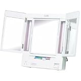 Jerdon 5X Magnification Deluxe Lighted Makeup Mirror