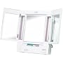 Jerdon 5X Magnification Deluxe Lighted Makeup Mirror