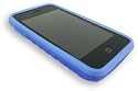 GreyMobiles DIAMOND GRIP Blue Silicone Skin Case For Apple iPhone 3G / iPhone 3GS WITH FREE SCREEN PROTECTOR