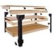 Tools & Hardware : 2x4basics - Make It AnySize - Workbench/Reloading Table with bonus ShelfLinks - 6-pack - Black
