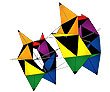 SpinBox® Nylon Rotating Box Kite: Shadow by X-Kites
