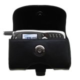 Horizontal Leather Case with Belt Clip / Loop for the Audiovox CDM 8410