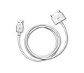 Apple 6-Foot Dock Connector to FireWire USB 2.0 Cable (White)