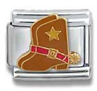 Clearly Charming Hello Kitty Cowgirl Boots Cat Animal Theme Licensed Charm Bracelet