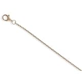24 14 Karat Rose Gold Plate Sterling Silver Cable Chain Necklace