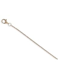 18" 14 Karat Rose Gold Plate Sterling Silver Cable Chain Necklace