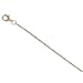 16 14 Karat Rose Gold Plate Sterling Silver Cable Chain Necklace