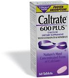 Caltrate 600 Plus Tablets - 60