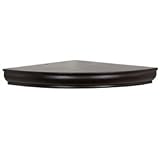 12 Radius floating corner shelf - Espresso