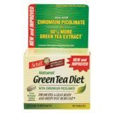 Schiff - Green Tea Diet 90 Tabs (lot of 4 boxes = 360 pills) Ex 10/2008