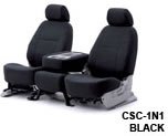 Coverking Yes Essentials Custom Fit Seat Covers - YES ESSENTIALS BLACK, Front Row Seats 2000 - 2005 Honda S2000 50/50 Bucket Seat w/built-in headrest, NOT FOR SEATS WITH HEADREST SPEAKERS