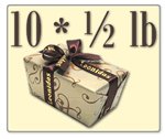 Leonidas Belgian Chocolates: 10 x 1/2lb Decorative Ballotins filled with assorted Leonidas Belgian Chocolates