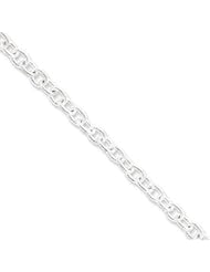 Sterling Silver 6.25mm Fancy Rolo Chain QFC48-8"