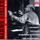 Hanns Eisler: Vocal Symphonic Music