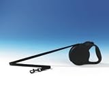 Flexi Retractable All Belt Leash Black Medium - 2-5C