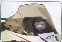 POL Indy 1988-98 Mid Smoke W/Black Checks Cobra Windshield