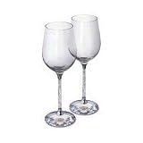 Swarovski Crystalline White Wine Glasses, Set of 2