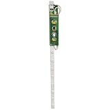 Prime PB00012W 12-Outlet Transformer-Spaced Metal Power Strip with 6-Foot Cord, White