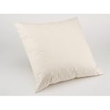 2 Pack of Luxury 18in x 18in 100% Cotton Percale Cover Duck Feather Cushion Pads - Generously Filled
