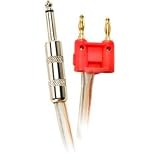 Banana Plug to 1/4 Speaker Cable