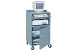Mobile Computer Cabinet Gray