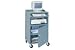 Mobile Computer Cabinet Gray