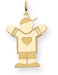 Genuine IceCarats Designer Jewelry Gift 14K Kid Charm