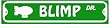 BLIMP DRIVE STREET sign plane pilot fly