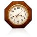 10 OCTAGON WALL CLOCK