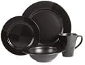 Nautica Arctic Night 4-Piece Dinnerware Set, Service for 1