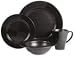 Nautica Arctic Night 4-Piece Dinnerware Set, Service for 1