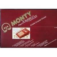 Click here to buy Monty Scrabble Brand Crossword Game Portable Computer Console No. 66 1983 LCD Screen Ritam... by monty, scrabble.