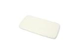 Baby Boum Cotton Rich Jersey Sheet 40 x 90cm - Milk White