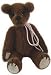 Dollhouse Miniature Brown Jointed Bear